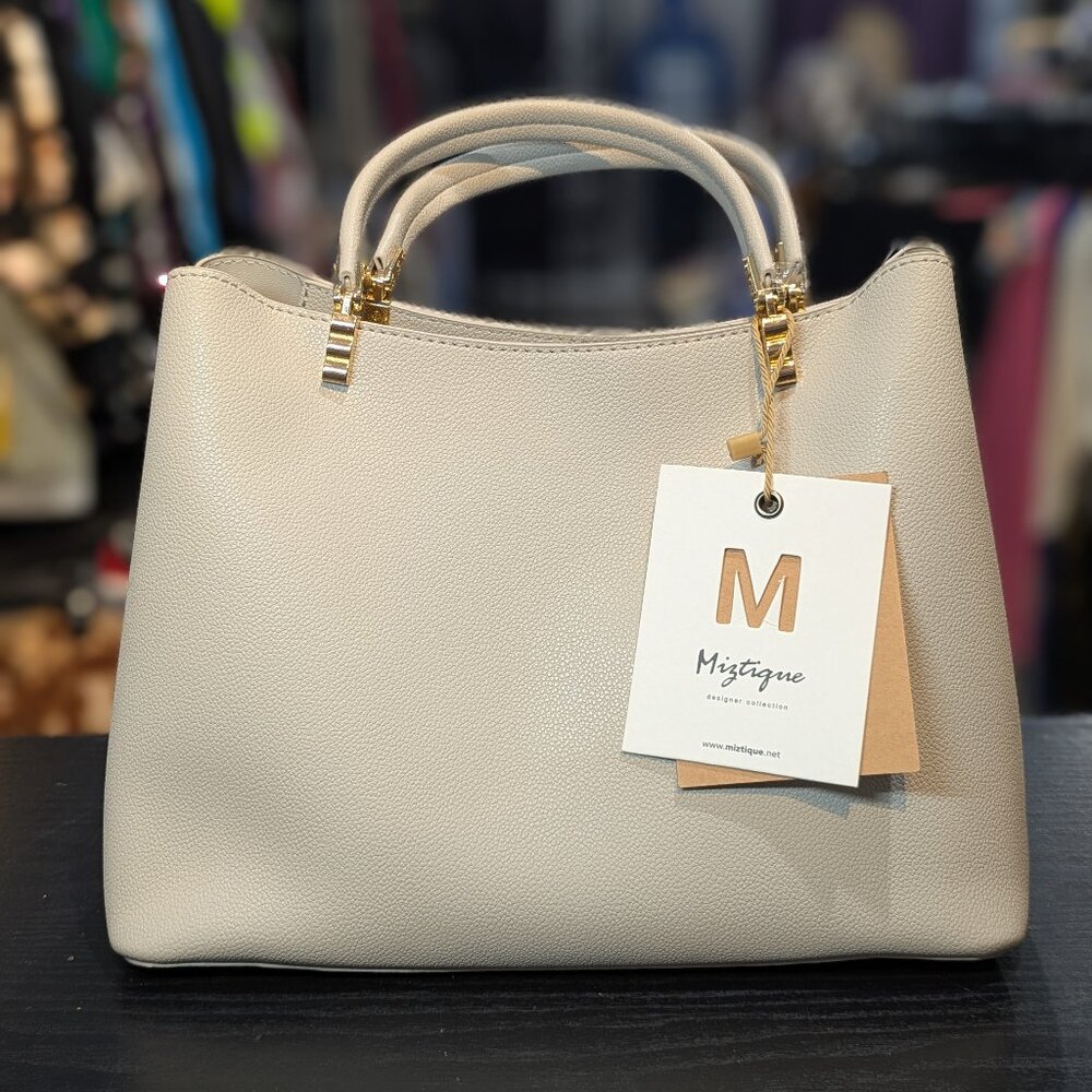 Miztique Structured Top Handle Handbag